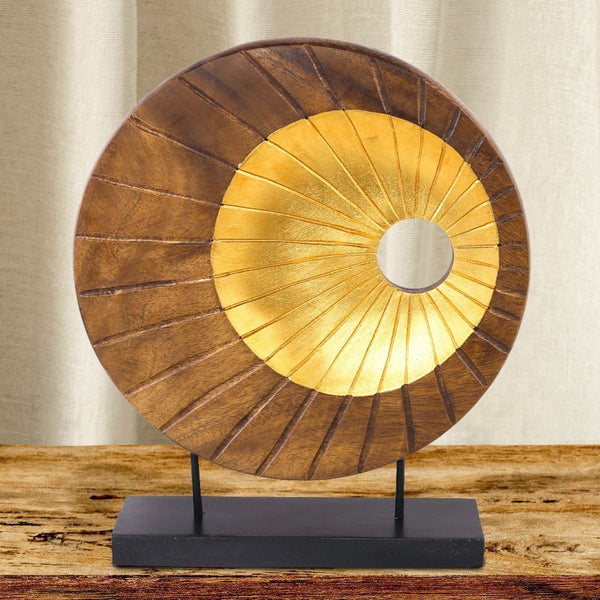 Handmade Decorative Wooden Sculpture for Home Decor Acacia Wood image 0