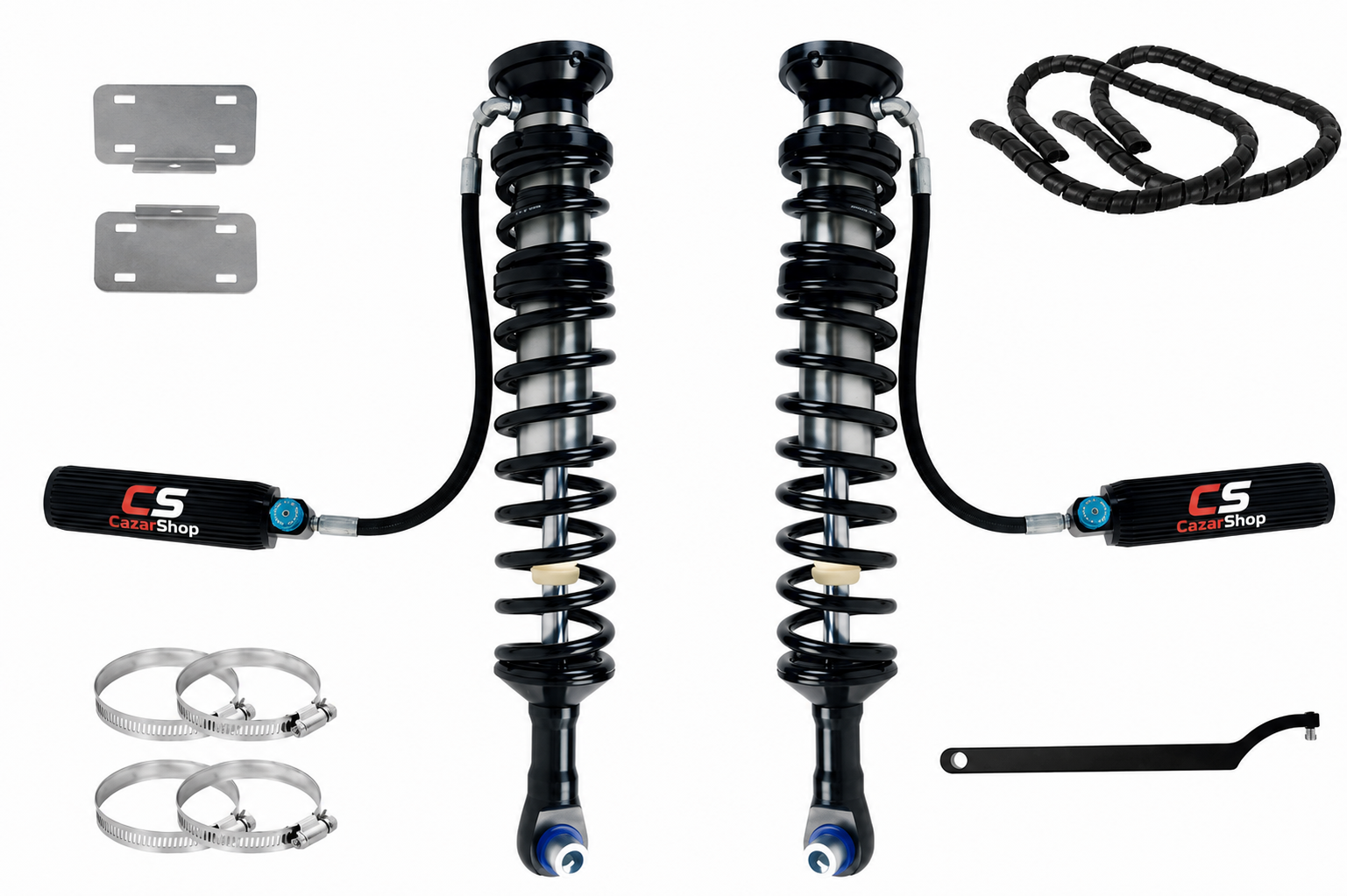 Ford Bronco Rear Shock 2.5-Inch Body by CazarShop Suspension