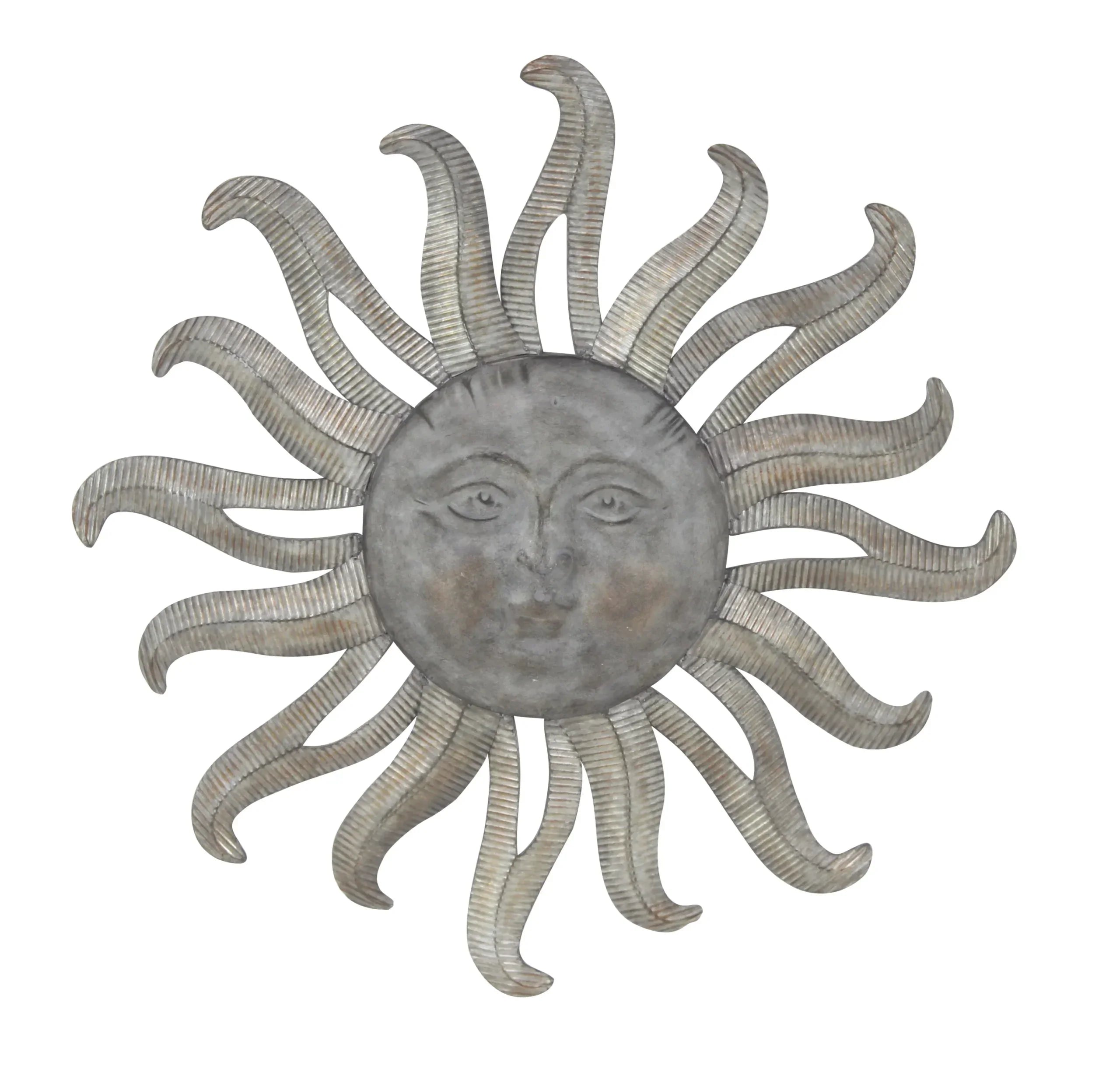 Metal Indoor Outdoor Sun Wall Decor image 0